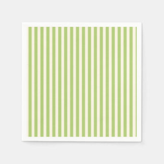 Hellgrün vintage Ticking Stripe Farmhouse Serviette
