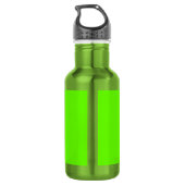 Hellgrün (Vollfarbe) Edelstahlflasche (Rückseite)