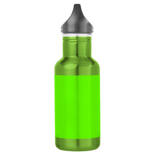 Hellgrün (Vollfarbe) Edelstahlflasche (Links)