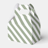 Hellgrün-weiß gestreift geschenkschachtel (Rückseite)