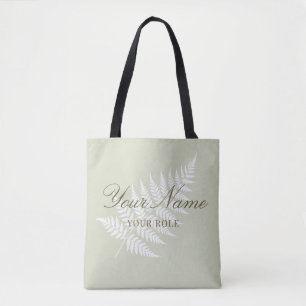 Hellgrün Weiße Elegante Namen & Rolle Tasche