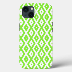 Hellgrün-weißes Diamantmuster Case-Mate iPh iPhone Hülle