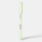Hellgrüne Anfangsbuchstaben Monogramm Einfach Mini Case-Mate iPhone Hülle (Rückseite / Rechts)