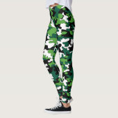 Hellgrüne Camouflage-Leggings Leggings (Links)