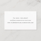 Hellgrüne Damast QR CODE Visitenkarten Visitenkarte (Rückseite)