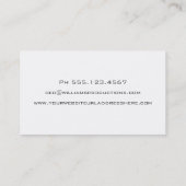 Hellgrüne Damast QR CODE Visitenkarten Visitenkarte (Rückseite)