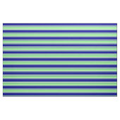Hellgrüne, dunkelblaue und Minzcremestreifen Stoff (Fat Quarter (45,7 x 55,9 cm))