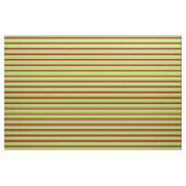Hellgrüne, dunkelrote und beigefarbene Streifen Stoff (Yard (91,4 cm))
