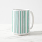 Hellgrüne Farbstrich-Stil Kaffeetasse (VorderseiteRechts)