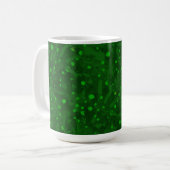Hellgrüne Farbstriche. Kaffeetasse (Vorderseite Links)