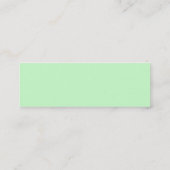 Hellgrüne Glasmosaik-Fliesen-kundenspezifische Mini Visitenkarte (Rückseite)