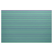 Hellgrüne, grüne und indigene Streifen Stoff (Yard (91,4 cm))