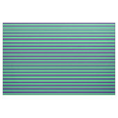 Hellgrüne, grüne und indigene Streifen Stoff (Fat Quarter (45,7 x 55,9 cm))