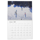 Hellgrüne Herz Erde Grafik  Kalender (Jan 2027)