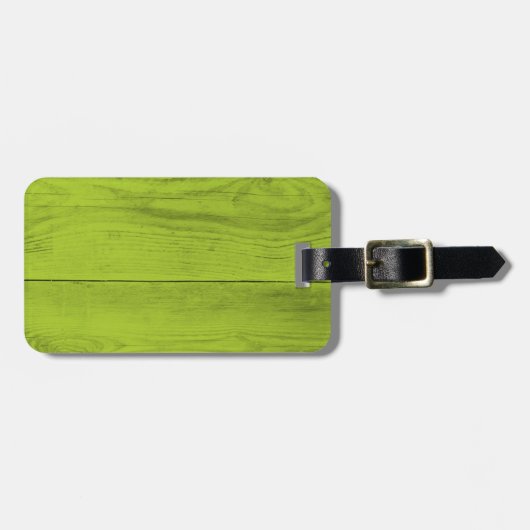 Hellgrüne Holzstruktur als Hintergrundtextur Gepäckanhänger (Vorderseite horizontal)