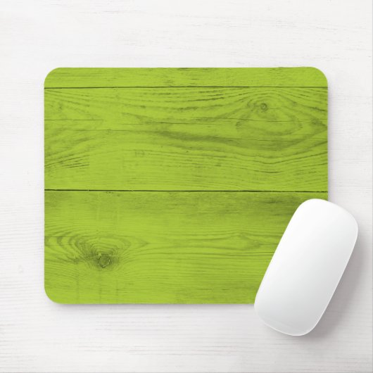 Hellgrüne Holzstruktur als Hintergrundtextur Mousepad (Mit Mouse)