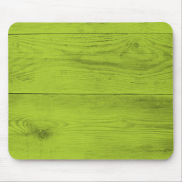 Hellgrüne Holzstruktur als Hintergrundtextur Mousepad