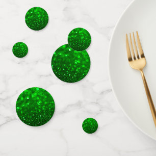 Hellgrüne Imitate Glitzer drucken Konfetti