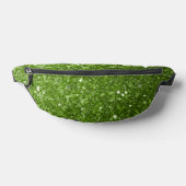 Hellgrüne Imitate Glitzer Glitzern Bauchtasche (Ablage )