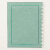 Hellgrüne Imitate Leinenstruktur Planer (Rückseite)