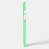 Hellgrüne Kerzenstreifen Case-Mate iPhone Hülle (Rückseite / Links)