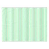 Hellgrüne Kerzenstreifen Tischdecke (Vorderseite (Horizontal))