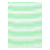 Hellgrüne Kerzenstreifen Tischdecke (Vorderseite)