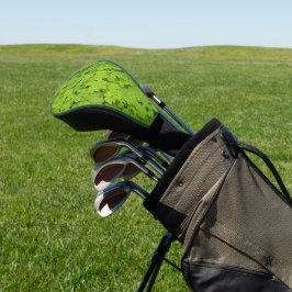 Hellgrüne Kleeblätter Golf Headcover