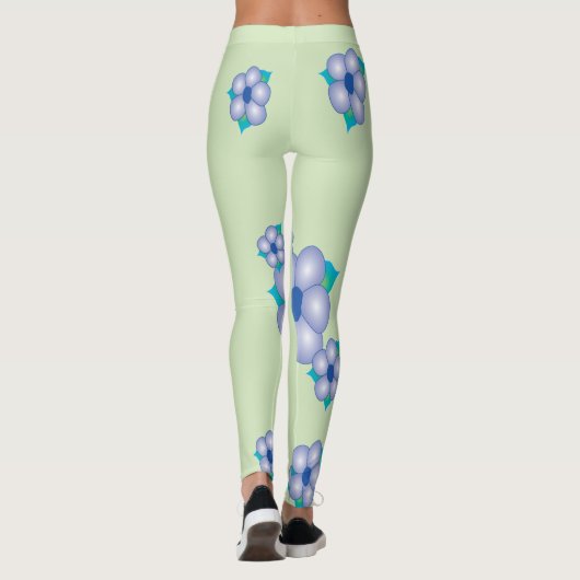 Hellgrüne Leggings (Rückseite)