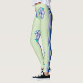 Hellgrüne Leggings (Links)