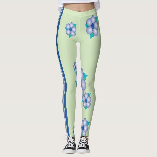 Hellgrüne Leggings (Vorderseite)