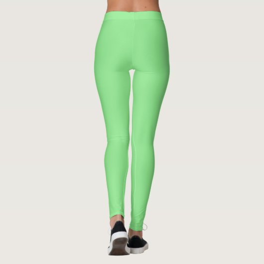 Hellgrüne Leggings (Rückseite)