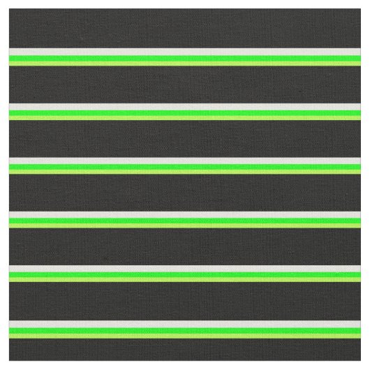 Hellgrüne, Limone, beige und schwarz gefärbte Lini Stoff (Nahaufnahme)