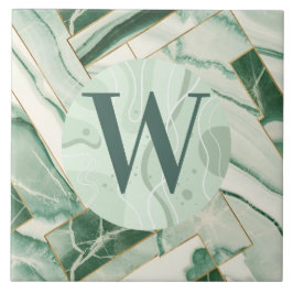 Hellgrüne Marmorplatte Fliese