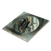 Hellgrüne Marmorplatte Fliese (Seite)