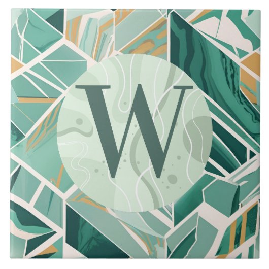 Hellgrüne Marmorplatte Fliese (Vorderseite)