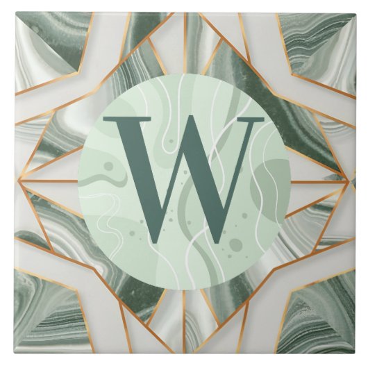 Hellgrüne Marmorplatte Fliese (Vorderseite)