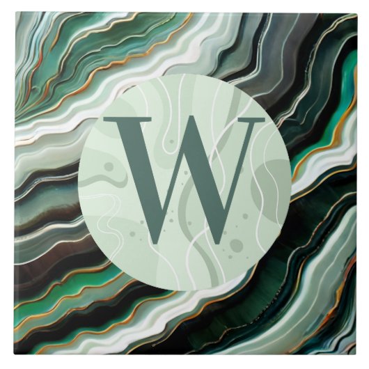 Hellgrüne Marmorplatte Fliese (Vorderseite)