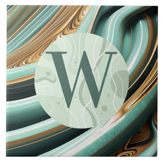 Hellgrüne Marmorplatte Fliese (Vorderseite)