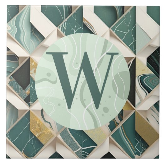 Hellgrüne Marmorplatte Fliese (Vorderseite)