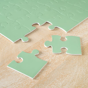 Hellgrüne Moosfarbe Puzzle
