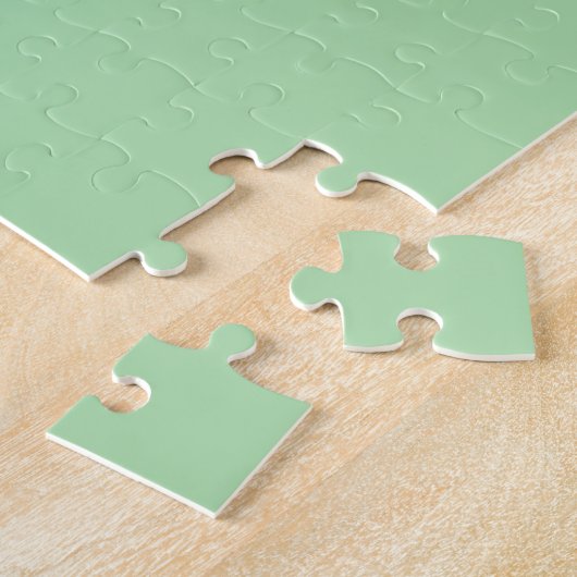 Hellgrüne Moosfarbe Puzzle (Seite)
