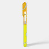 Hellgrüne orange-gelbe hellblaue Schleife Case-Mate iPhone Hülle (Rückseite / Links)