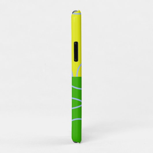 Hellgrüne orange-gelbe hellblaue Schleife Case-Mate iPhone Hülle (Hinten/Rechts)