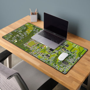 Hellgrüne PCB-Schaltungsplatine-Design für IT-Expe Schreibtischunterlage