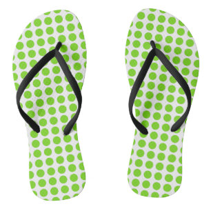 Hellgrüne Punkte Badesandalen
