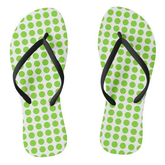 Hellgrüne Punkte Badesandalen (Fußbett)
