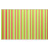 Hellgrüne, rote und hellzyanfarbene Streifen Stoff (Fat Quarter (45,7 x 55,9 cm))