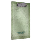 Hellgrüne, schimmernde Glasstruktur Klemmbrett (Rechts)