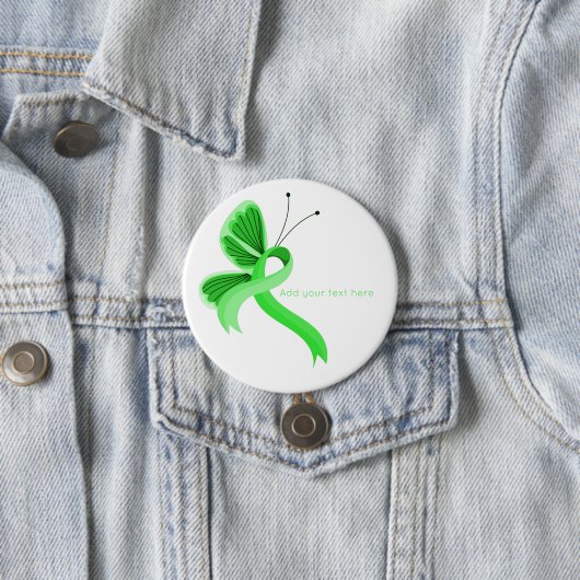 Hellgrüne Schmetterlingswaage Button (Beispiel)